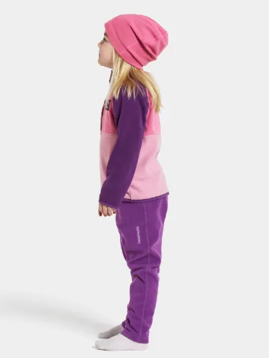 Bilde av Didriksons Monte kids fleece sett Light Heather Pink